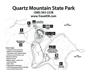 Additional Quartz Mountain State Park Map